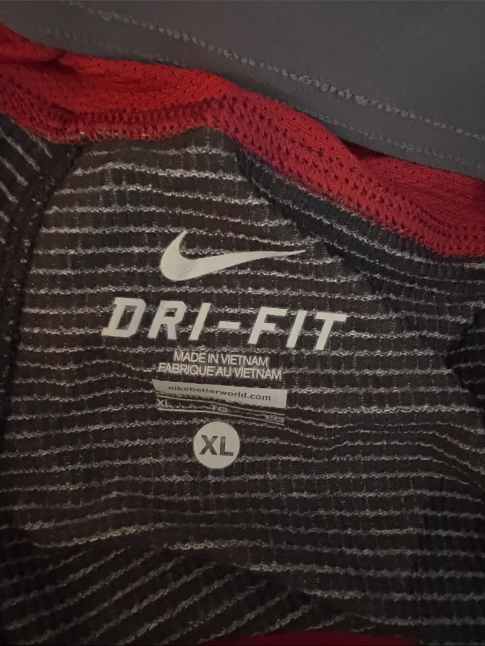 Nike Men’s Athletic Shorts Gray and Red OU Logo- University of Oklahoma